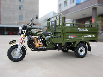 150CC 3二重層の貨物箱が付いている車輪によってモーターを備えられる貨物オートバイ
