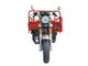 赤い開いたボディ3車輪の貨物オートバイ、大人の貨物三輪車150ZH-H