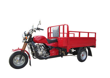 赤い空冷の150CC貨物三輪車より大きいトルクおよび力最高速度60のKm/Hの