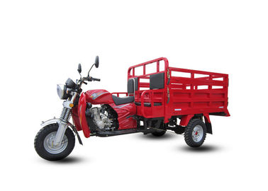 助手席150CCの空冷エンジンを搭載する赤い3つの車輪の貨物オートバイ