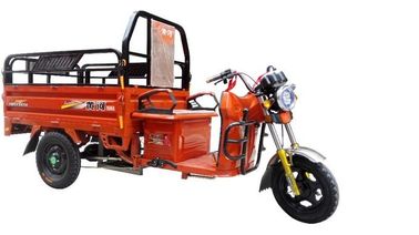 大人の貨物電気三輪車3はオートバイの中国人3の荷車引きのオレンジを動かします