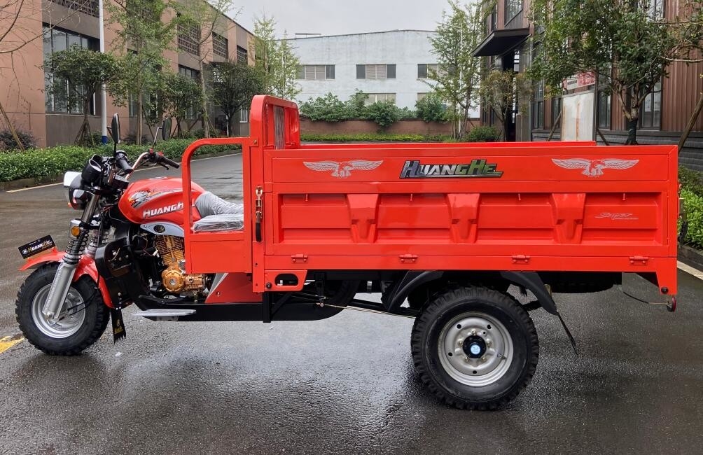 3輪貨物バイク 200cc エンジン2.0m貨物箱 重荷荷物を積むためのモーター付き三輪車