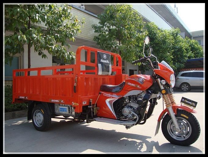 モーターを備えられた250CC貨物三輪車、中国人3の車輪のオートバイの開いたボディ タイプ
