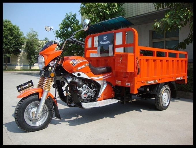モーターを備えられた250CC貨物三輪車、中国人3の車輪のオートバイの開いたボディ タイプ
