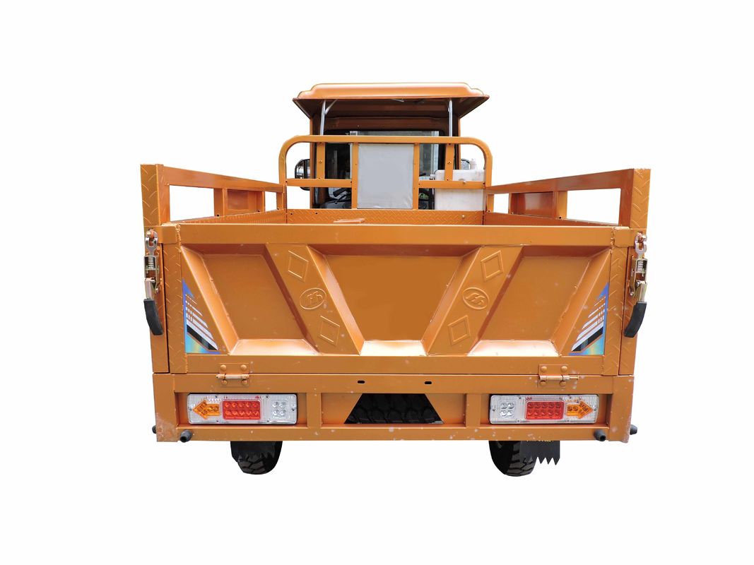 シャフト ドライブ3の車輪の貨物モーター三輪車の開いたボディ タイプ1700 * 1250mmの高い積載量