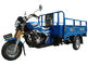 円形のヘッドライトの負荷800kgが付いている青い燃料モーター150CC貨物三輪車