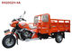 オレンジ200cc 250cc 3の荷車引き/3は貨物屋根が付いている貨物オートバイを動かします
