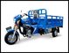 250cc Close Cabin Chinese Tricycle Motorcycle 450KG Heavy Load Blue